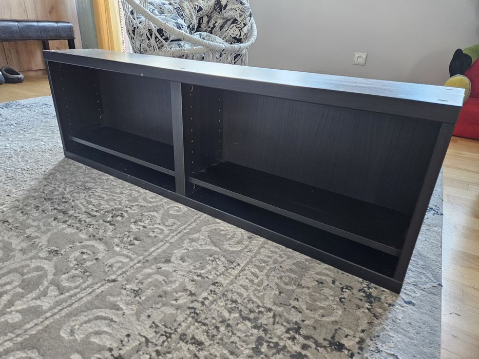 Półka czarna  dwa poziomy