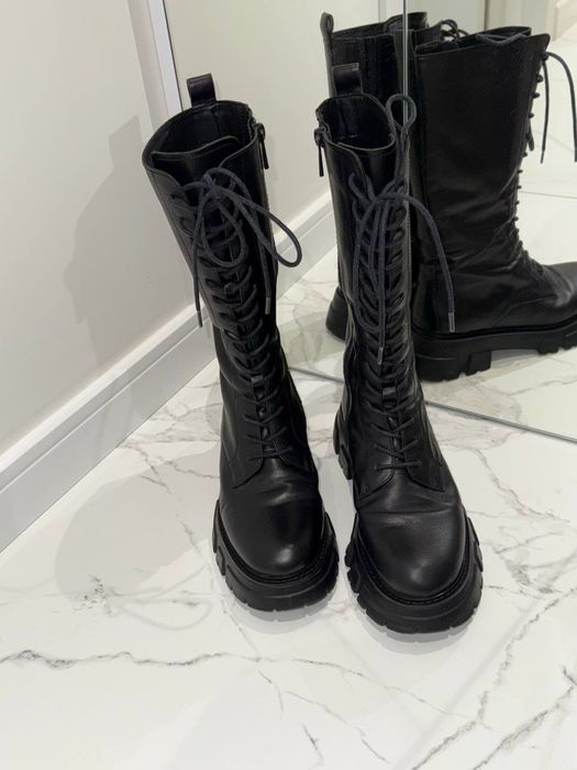 Черевики жіночі Columbia чорні (100% шкіра)