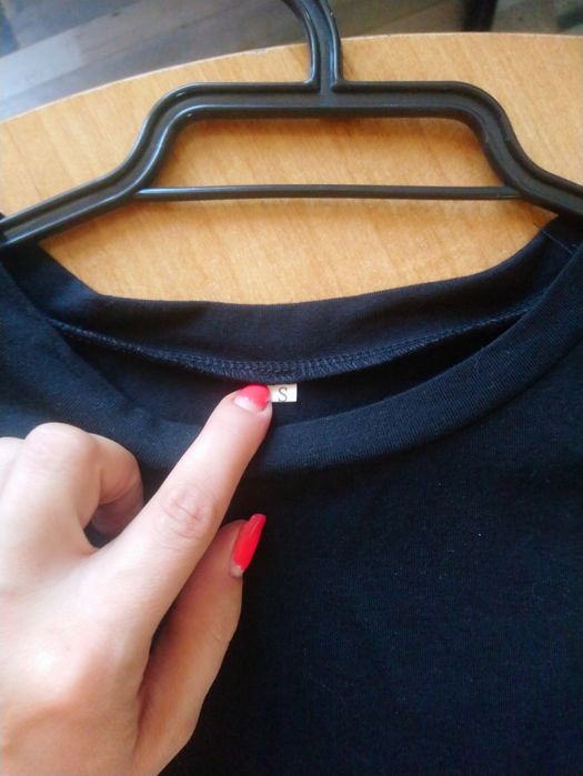 Czarna sukienka krótka S 36