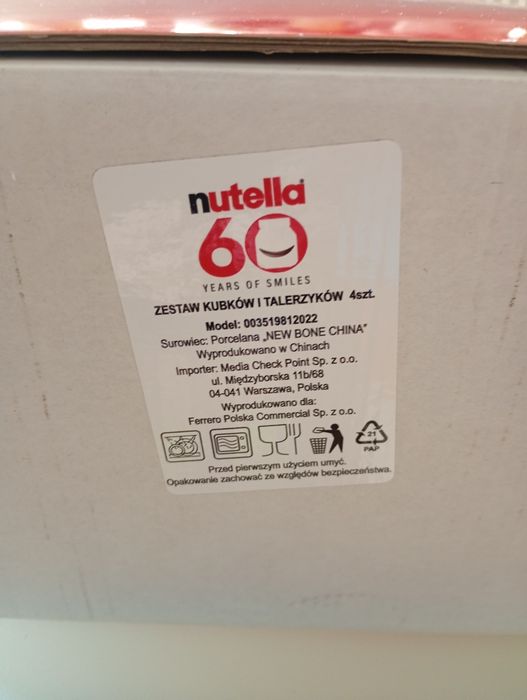 Kubki 60 lecie Nuttelli