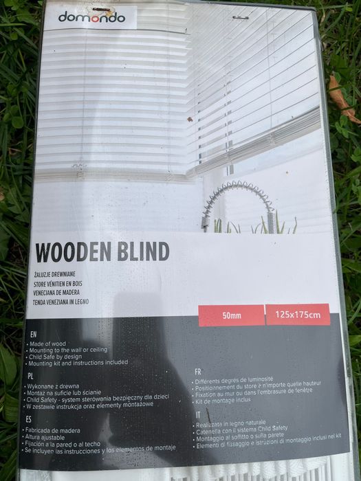 Żaluzje rolety wewnętrzne