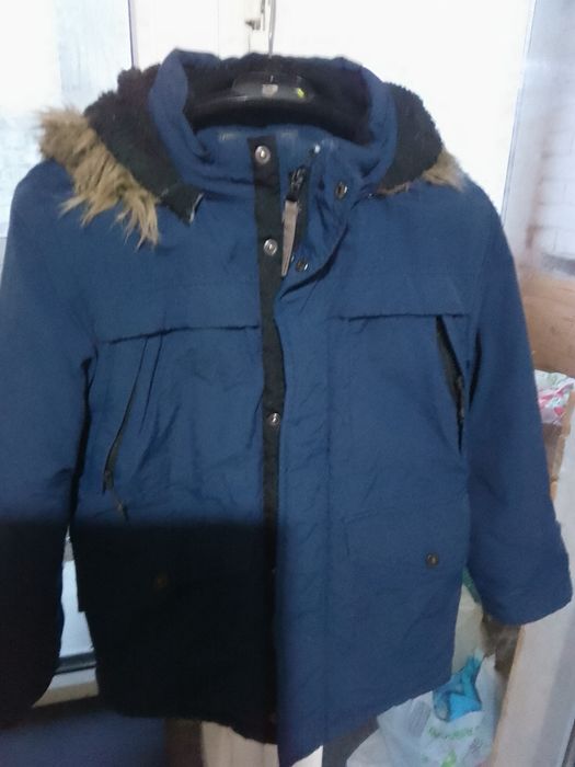 Куртка курточка парка  дитяча зимова осіння 7-8  р.