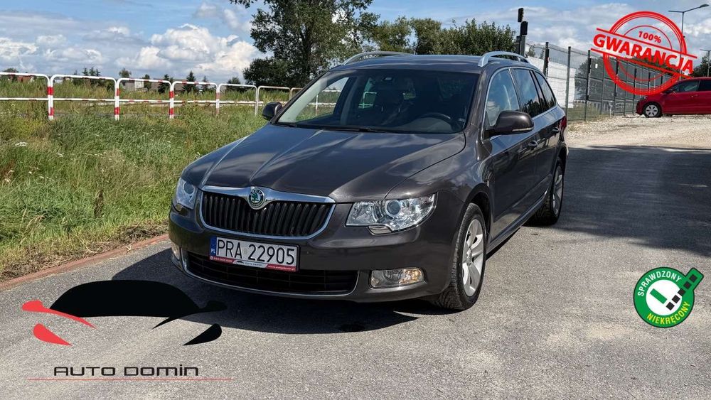 Skoda Superb Raty 2.0 TDI170KM DSG Skora pamięć fotela Pdc el klapa