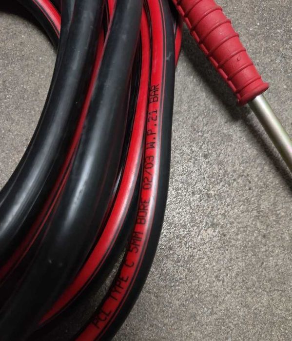 Mangueira borracha PCL reforçada com ponteira ar (NOVO)