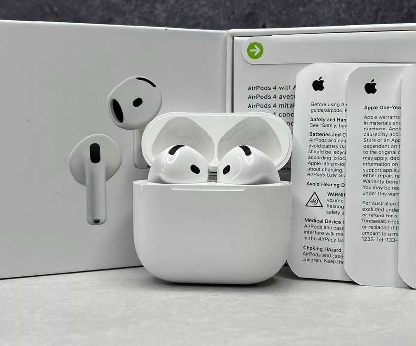 Знижка! Бездротові навушники AirPods 4 (ANC) 2026 | Беспроводные наушники Аир Подс 4 | Наушники ЕйрПодс 4