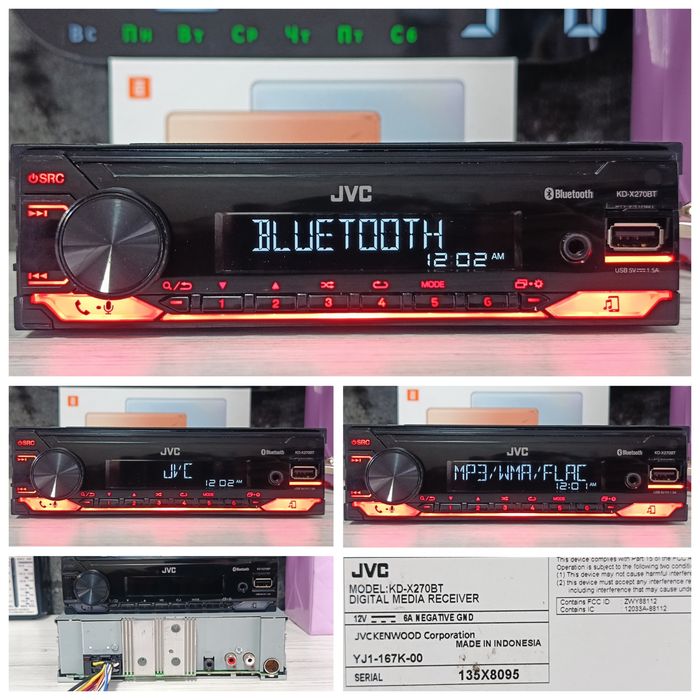 Процесорний JVC kd-bt /Bluetooth