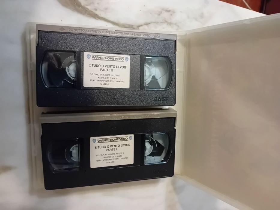 Vhs Duplo Antigo E Tudo o Vento Levou