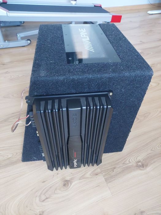 alpine sbg-1244br+wzmacniacz sony xplod xm-n1004