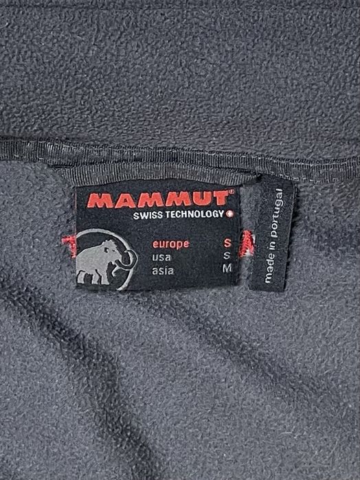 Mammut Tecnopile кофта толстовка S размер женская флисовая серый