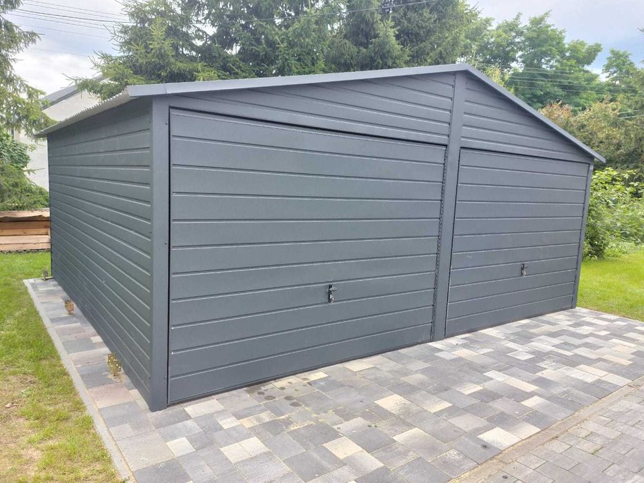 Garaż blaszany Blaszak 3x5 3x6 4x5 4x6 PROMOCJA garaże WZMOCNIONE producent