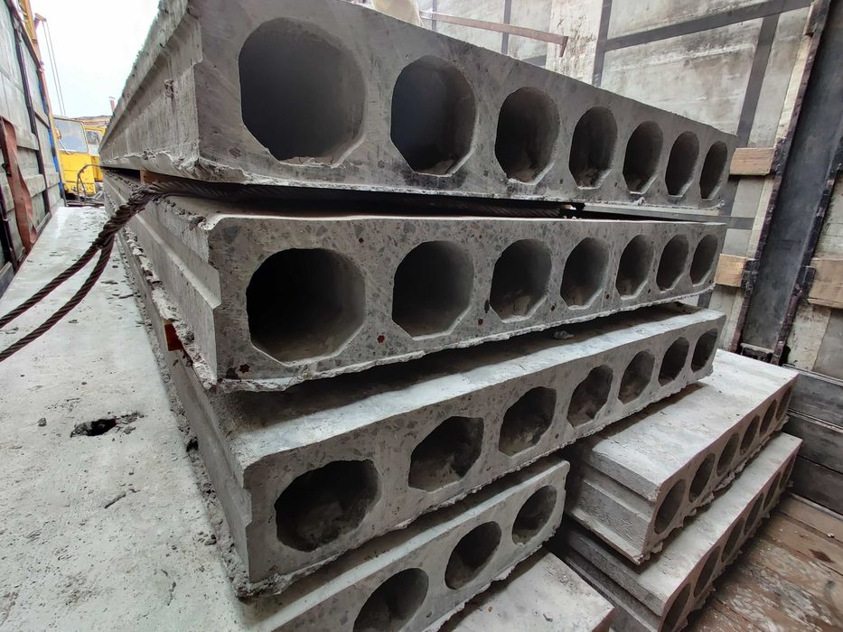 Панелі перекриття Полегшені, Плиты перекрытия ПК, ПБ, Плити перекриття