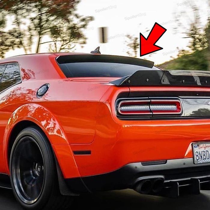 Козирек бленда Dodge Challenger накладка на крышу стекло спойлер додж