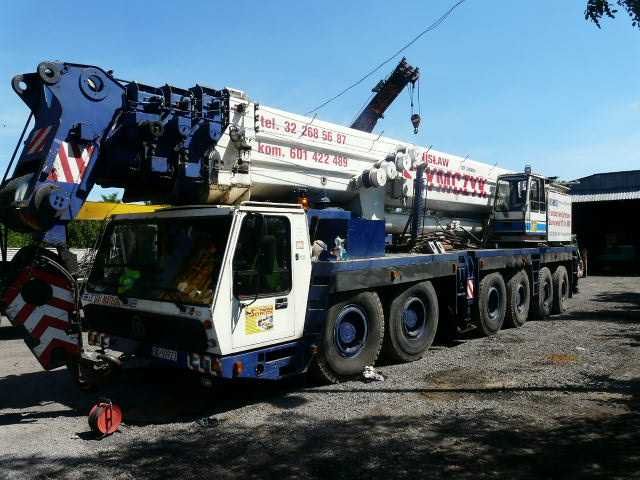 Dźwig, Żuraw KRUPP KMK 6200, 200t na części