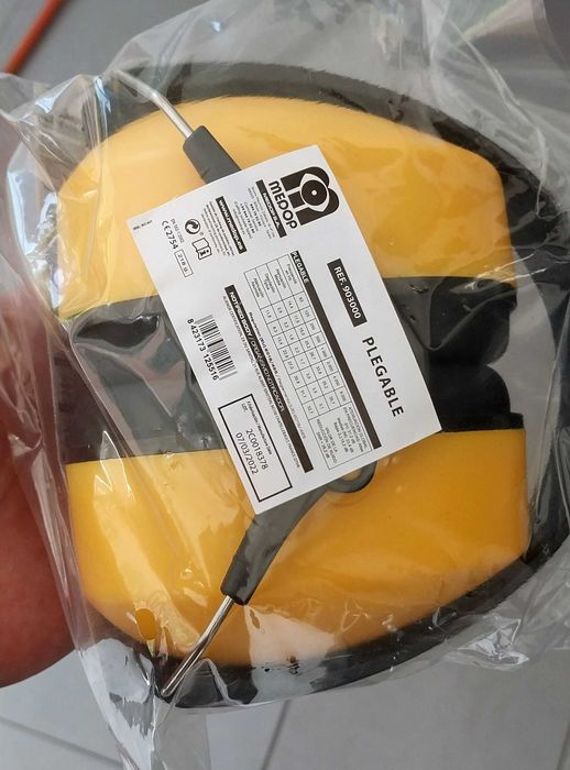 Auricular Cabeça Proteção Medop Amarelo Embalado