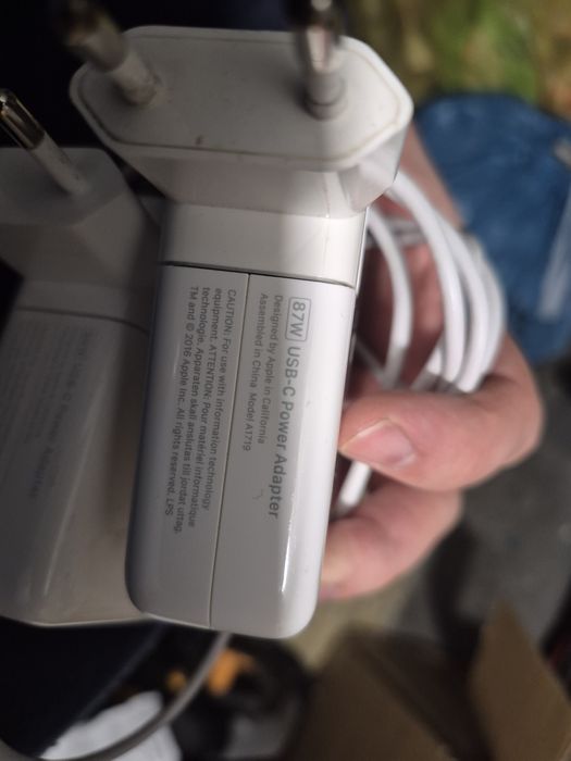 Oryginalny zasilacz ładowarka APPLE 87W sprawna USB C