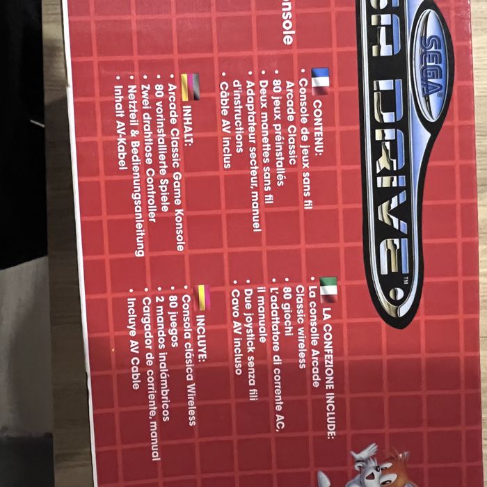 Consola Sega Mega Drive Classic Game Console 80 jogos