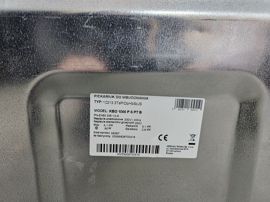 Sprzedam piekarnik filmy KERNAU