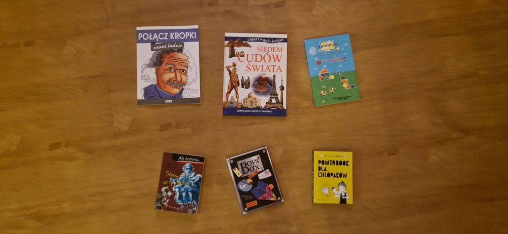 Zestaw pięciu książek dla dzieci