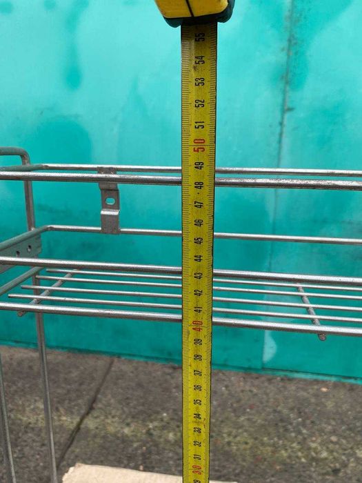 Выдвижная корзина карго для кухни с боковым креплением 150мм 2 полки