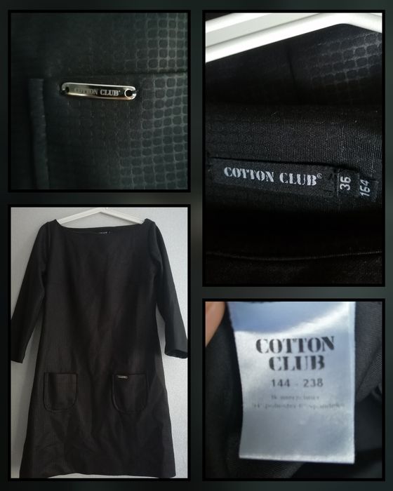 Cotton Club, rozm 36, czarna, na co dzień, do biura