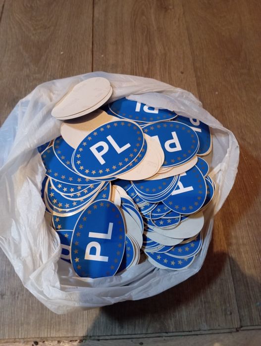 Naklejki PL dużo