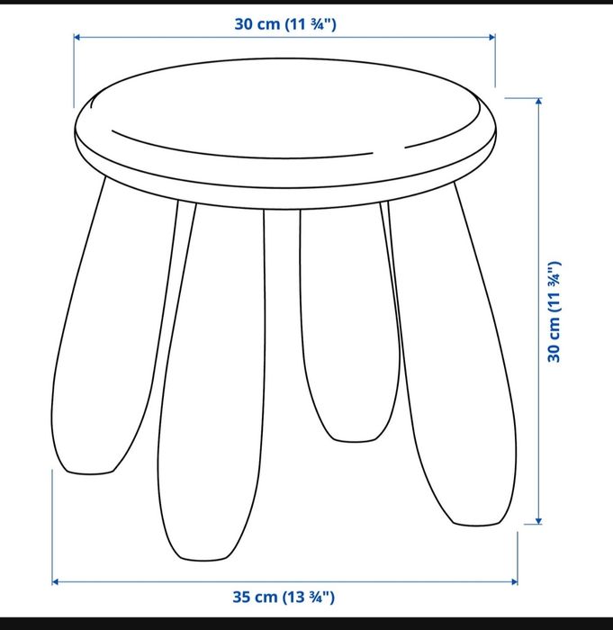 Mammut - Banco para crianças , cor verde, Ikea