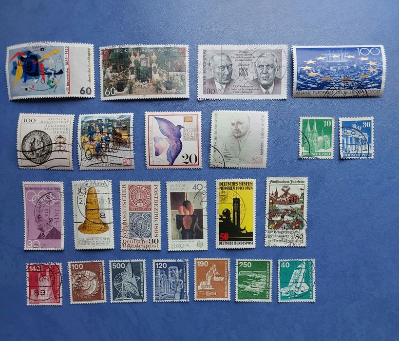 Почтовые марки Германия Нидерланды