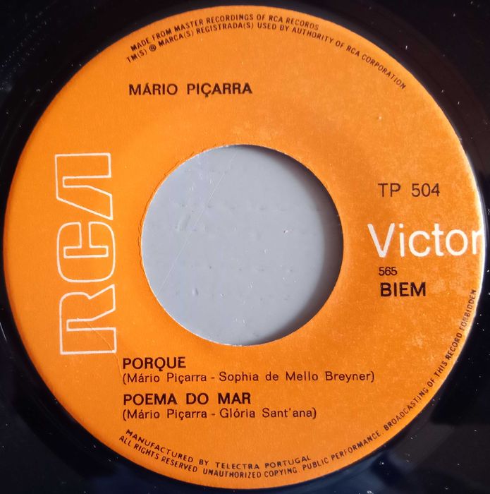 Mário Piçarra	- - - - -	Pastoral	- - - - -	EP