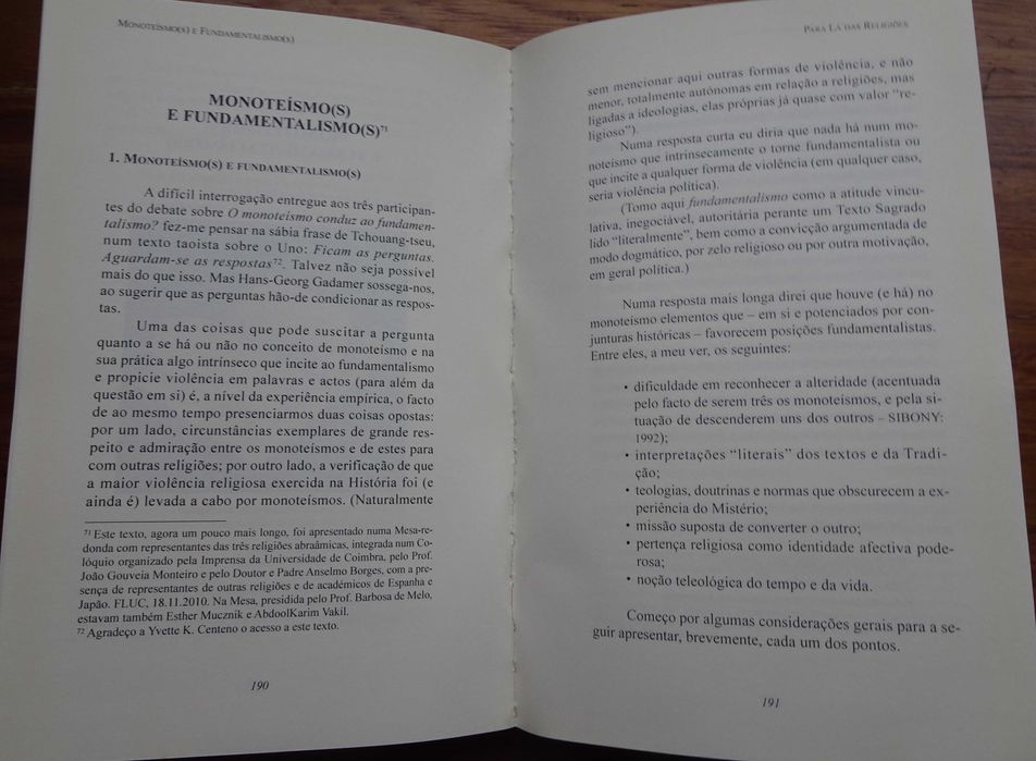 Para Lá das Religiões