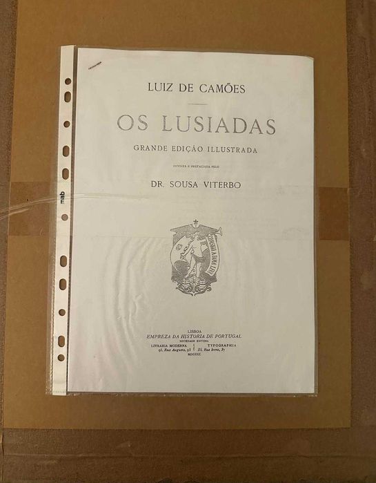 Pintura : Alfredo Roque Gameiro - Motivo "Os Lusíadas" - 1900