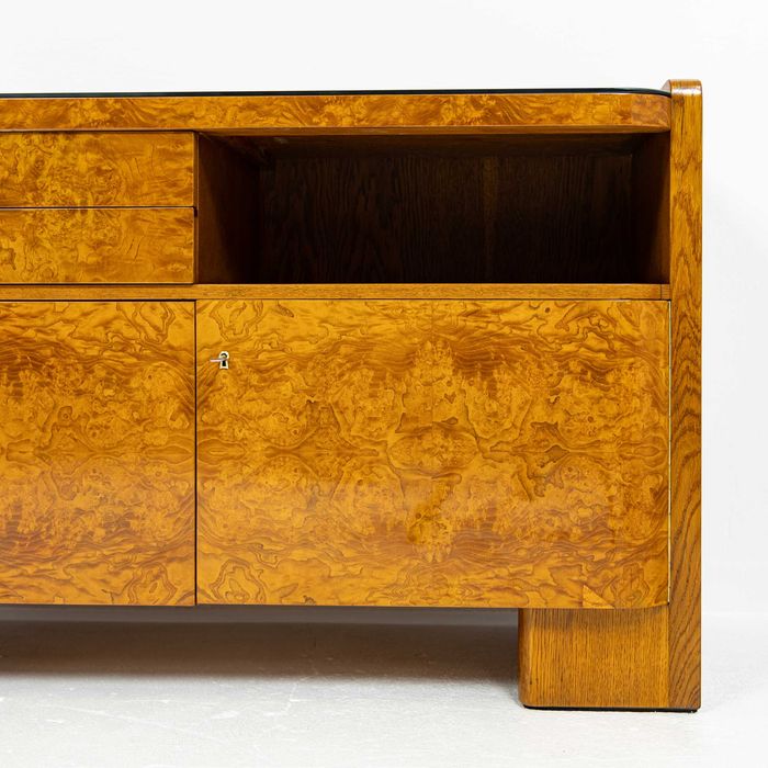 Niska Komoda Art Deco Modernizm Antyk Stara Lata 30 - Szafka RTV