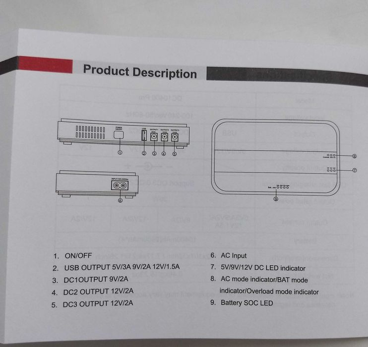 ДБЖ SKE Mini UPS 10400 новий для роутера