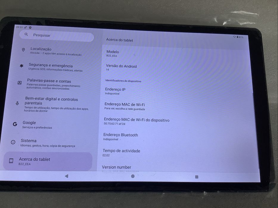 Tablet 10.1 Biegedy