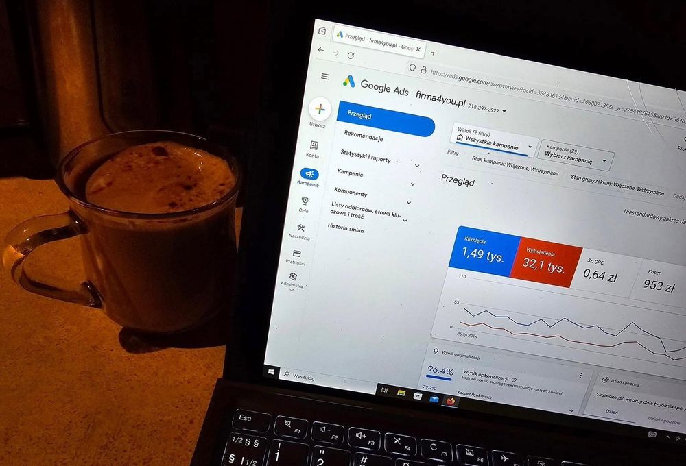 Skuteczna reklama w Google Ads - 12 lat doświadczenia, napisz do mnie!