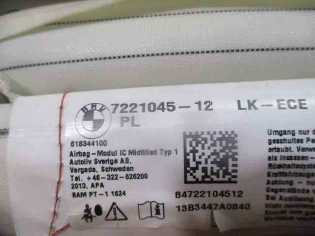 Airbag cortina esquerdo BMW 3 Touring (F31)