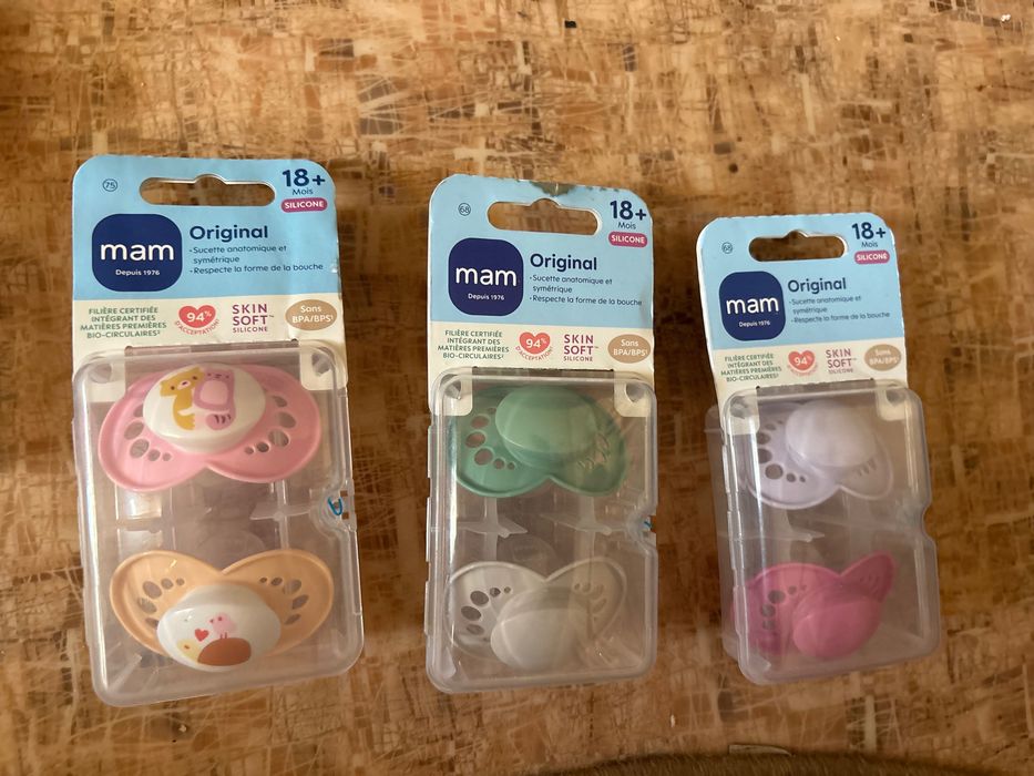 Новые пустышки МАМ 0+ 2+ 6+ 12+ 16+ 18+ месяца ноі дурники