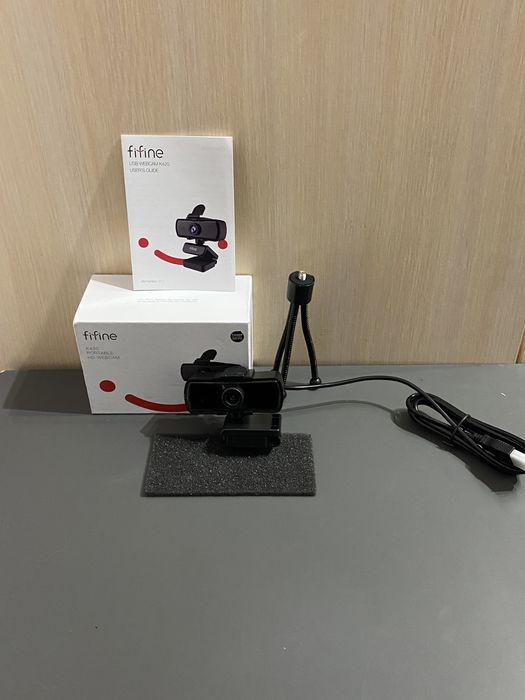 НОВА! Веб камера fifine k420 з мікрофоном та штативом FULL HD 1440p