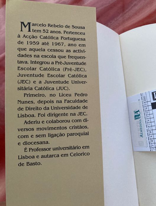 Evangelhos de 2001 Marcelo Rebelo de Sousa