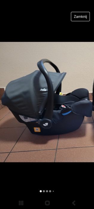 Fotelik z bazą isofix