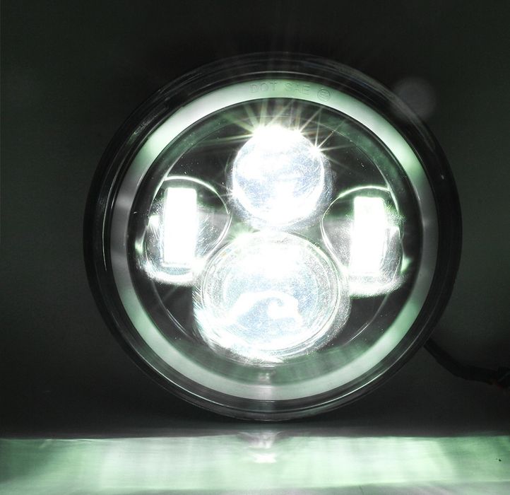 Светодиодная Фара с габаритом и поворотом LED 7 Нива Зил УАЗ Toyota FJ