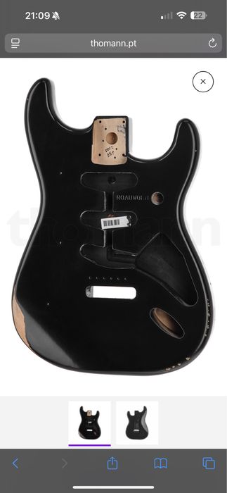 Corpo de Fender Stratocaster Roadworn
