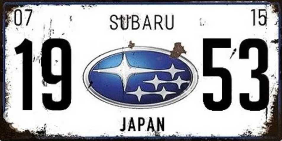 Placas decorativas, de marcas de carros, c/as datas de fabrico