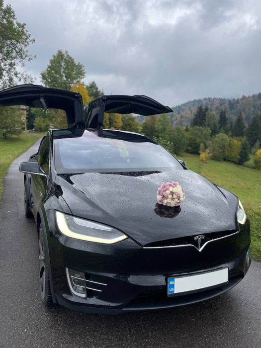Авто на Весілля Tesla Model X Свадебное авто свадьба
