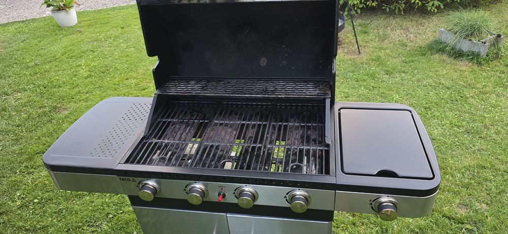 GRILL GAZOWY 4+1, Stal Nierdzewna 14.2KW YG-20019 Yato