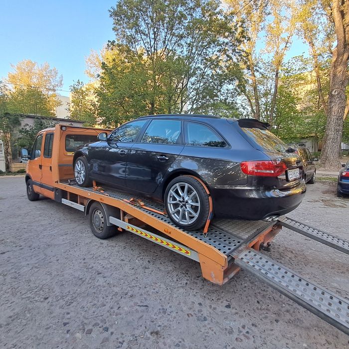 Laweta, pomoc drogowa, autolaweta, transport pojazdów