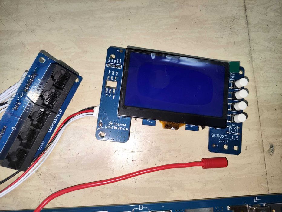 BMS 16S 200A SH1656S0962A SaiHang p/ Batterias 48V/51.2V c/ LCD c/ COMs