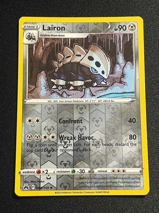 Carta Pokémon Lairon 88/159 Crown Zenith