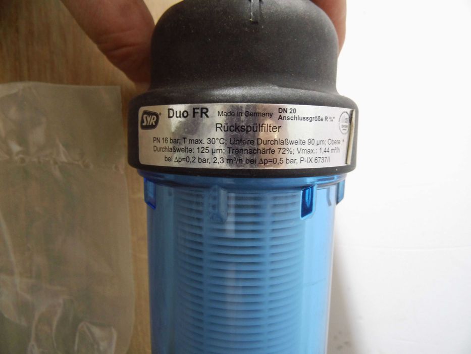 Syr Filtr do płukania zwrotnego DUO DFR 3/4"