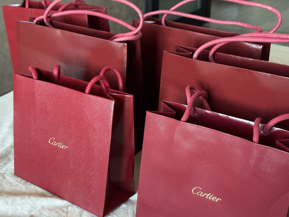 Оригинальные пакеты и сертификат Cartier: 959 грн. - Подарочные