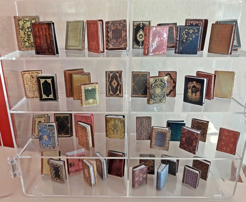 Livros Miniaturas casa de bonecas